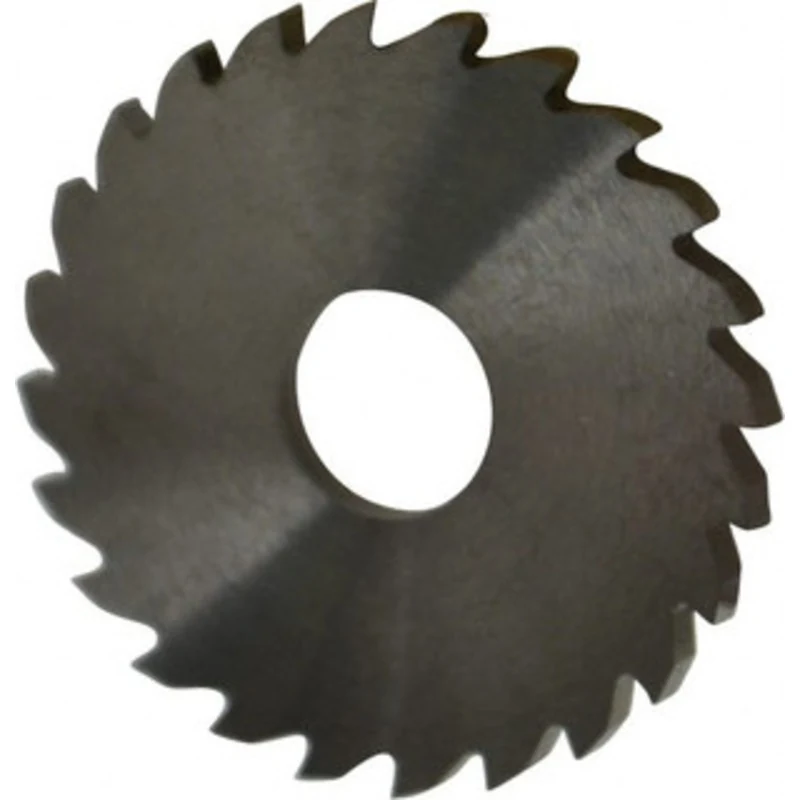 RobbJack 1-3/4 x 1/8, 1/2 Arbor, 24-Tooth Solid Carbide Slitting & Slotting Saw Uncoated, RH Cut, Straight Teeth, Con...